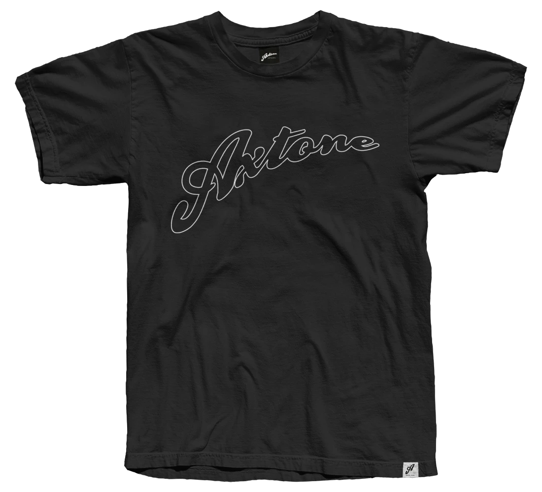 Axtone Essentials Full Logo T-Shirt, Black