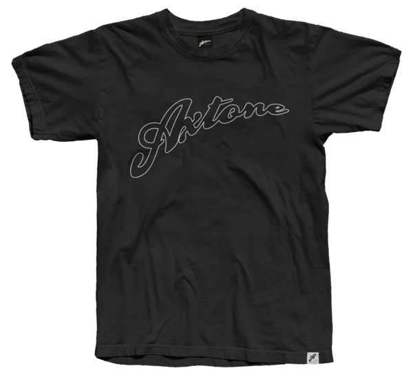Axtone Essentials Full Logo T-Shirt, Black