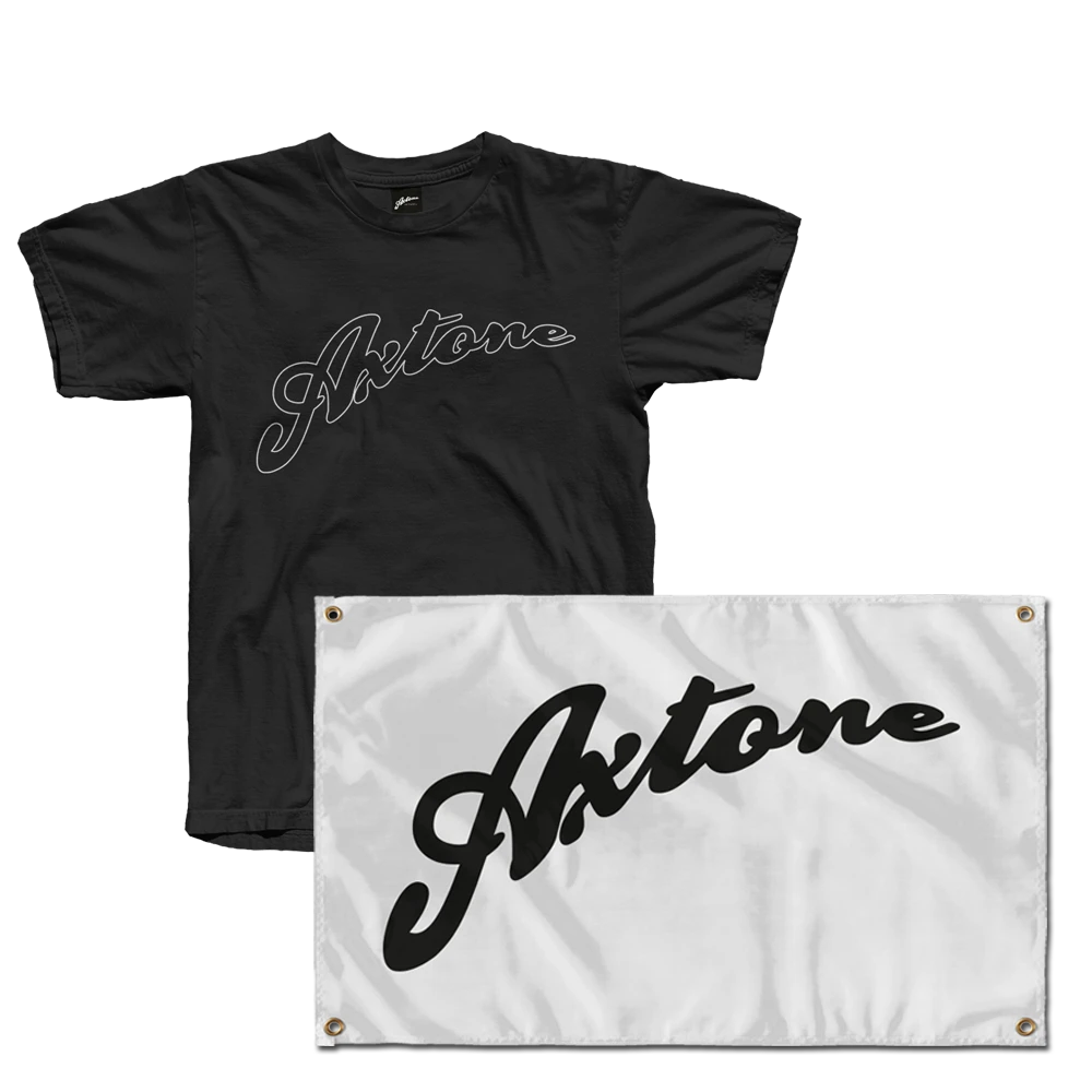 Axtone Essentials Full Logo T-Shirt & Flag Bundle